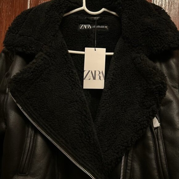 ZARA DOUBLE-SIDED BELTED JACKET - Picture 15 of 16